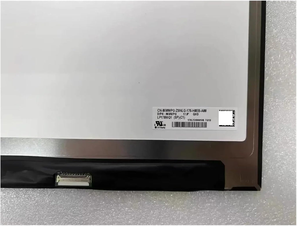 LP170WQ1-SPC1 17.0' Laptop LCD Screen Panel Display 2560X1600 40Pin 0.4mm Pitch EDP Work ，Compatible for Inspiron， 7706