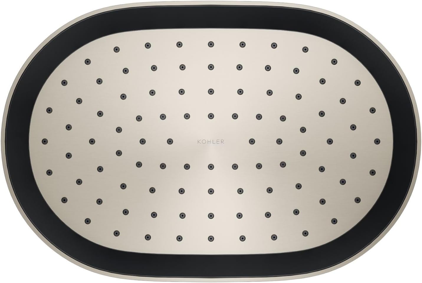 Kohler 26293-G-BN Statement® Oblong 12' single-function rainhead, 1.75 gpm, Vibrant Brushed Nickel