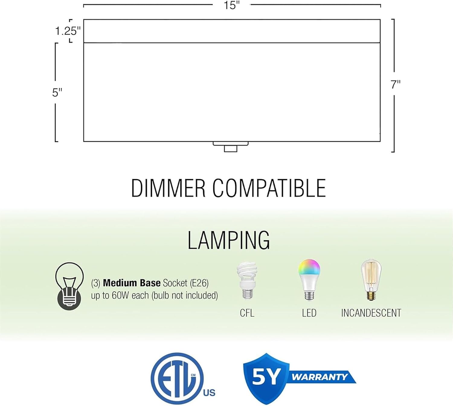 Kira Home Walker 15' Modern Drum Gold Flush Mount Ceiling Light, White Fabric Shade with Frosted Glass Diffuser, 3-Light Close to Ceiling Fixture, Cool Brass Finish