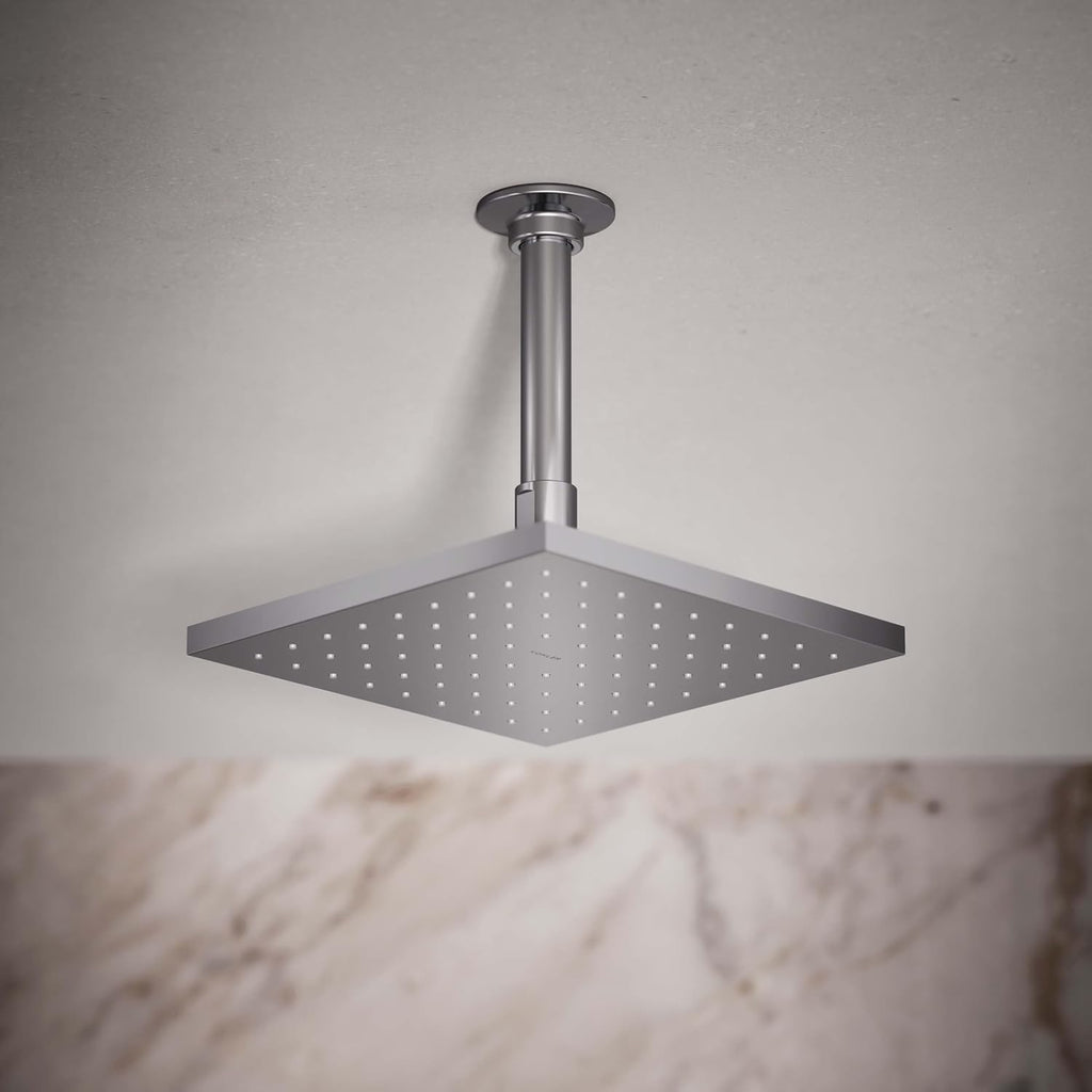 Kohler 13695-CP Contemporary Square 8' single-function rainhead, 2.5 gpm, Polished Chrome