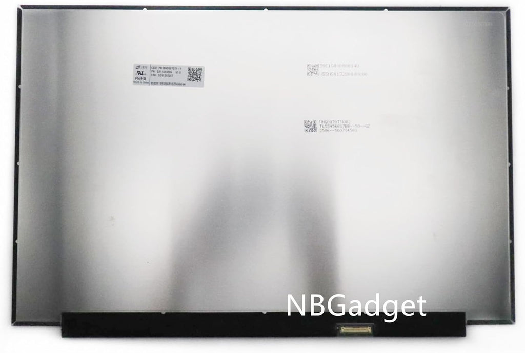 5D11S93267 5D11S25642 16.0' WUXGA 1920x1200 eDP 40 pins Connector LCD Touch Screen Display Replacement for Laptop