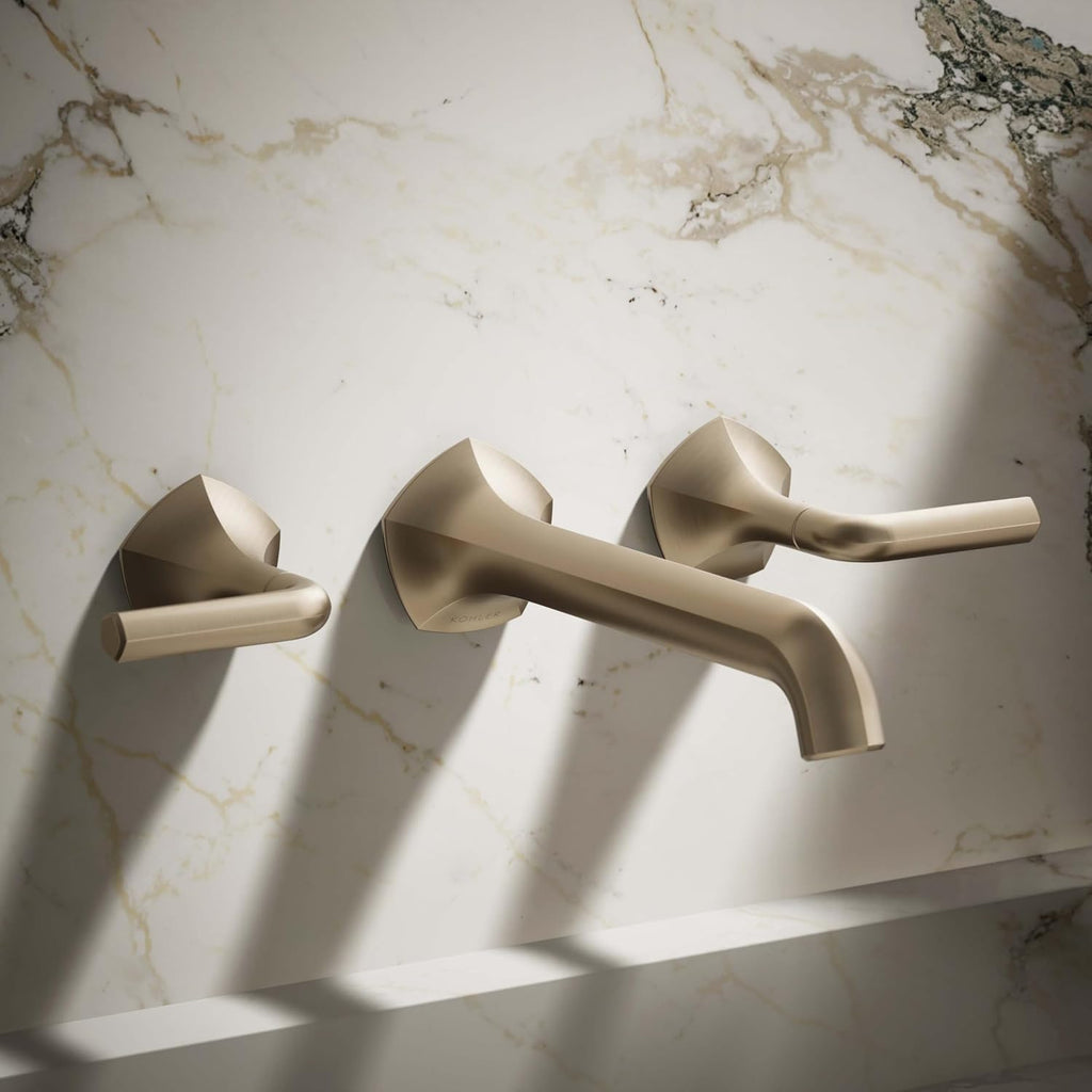 KOHLER K- T27013-4-BV OCCASION™ WALL MOUNT LEVER HANDLES, Vibrant Brushed Bronze