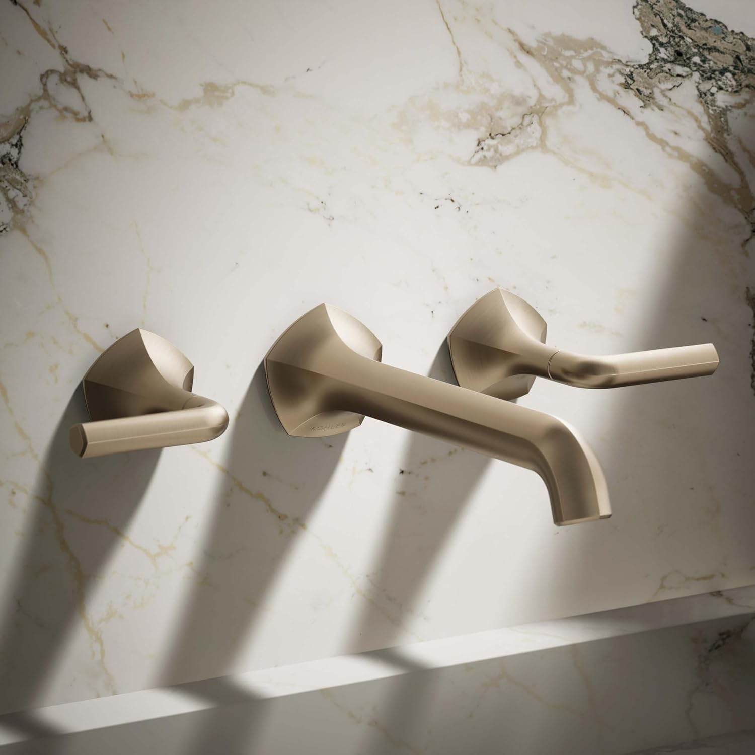 KOHLER K- T27013-4-BV OCCASION™ WALL MOUNT LEVER HANDLES, Vibrant Brushed Bronze