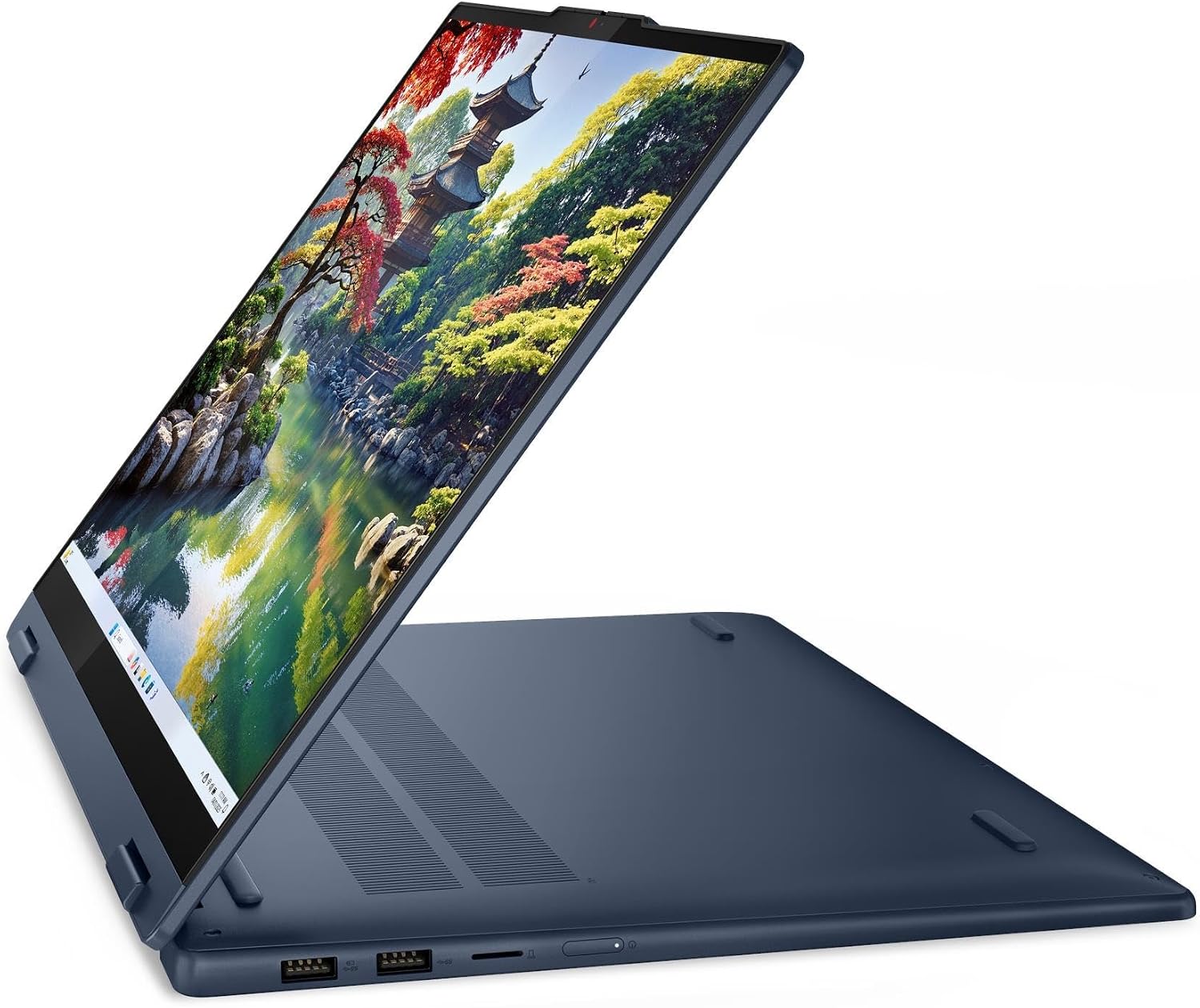 2025 Lenovo IdeaPad 5 2-in-1 16IAL10 Personal Laptop - 16' 1920x1200 Touchscreen - 12-Core Intel Ultra 7 255U - 16GB DDR5 SDRAM 1TB SSD - Intel Graphics - Wi-Fi 6 - Numeric Keypad - W11H - Cosmic Blue