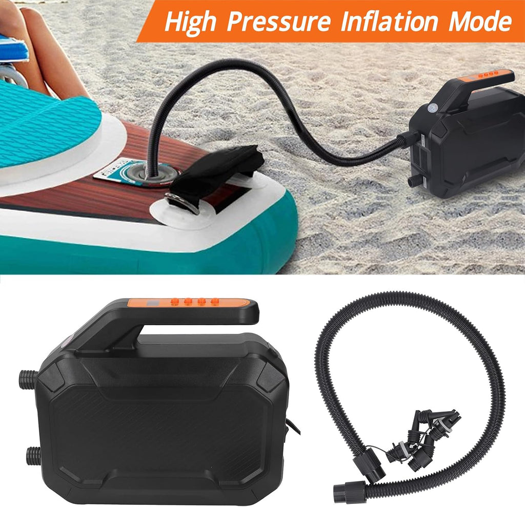 Horoper Paddle Board Pump Electric Portable, 12V DC Rechargeable Paddle Board Pump 16PSI Electric Pump Portable Inflatable Pump with Cigarette Lighter Connector