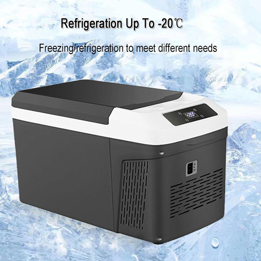 Car Refrigerator Compressor Refrigeration 12v/24v Car Home Dual-Purpose Refrigeration Car Truck Quick-Freezing Small Freezer for Skincare, Beverage, Food, Home, Office and Car