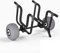 Kayak Cart, Detachable Kayak Dolly Cart Paddle Board Cart with 11' Balloon Wheels for All Terrain