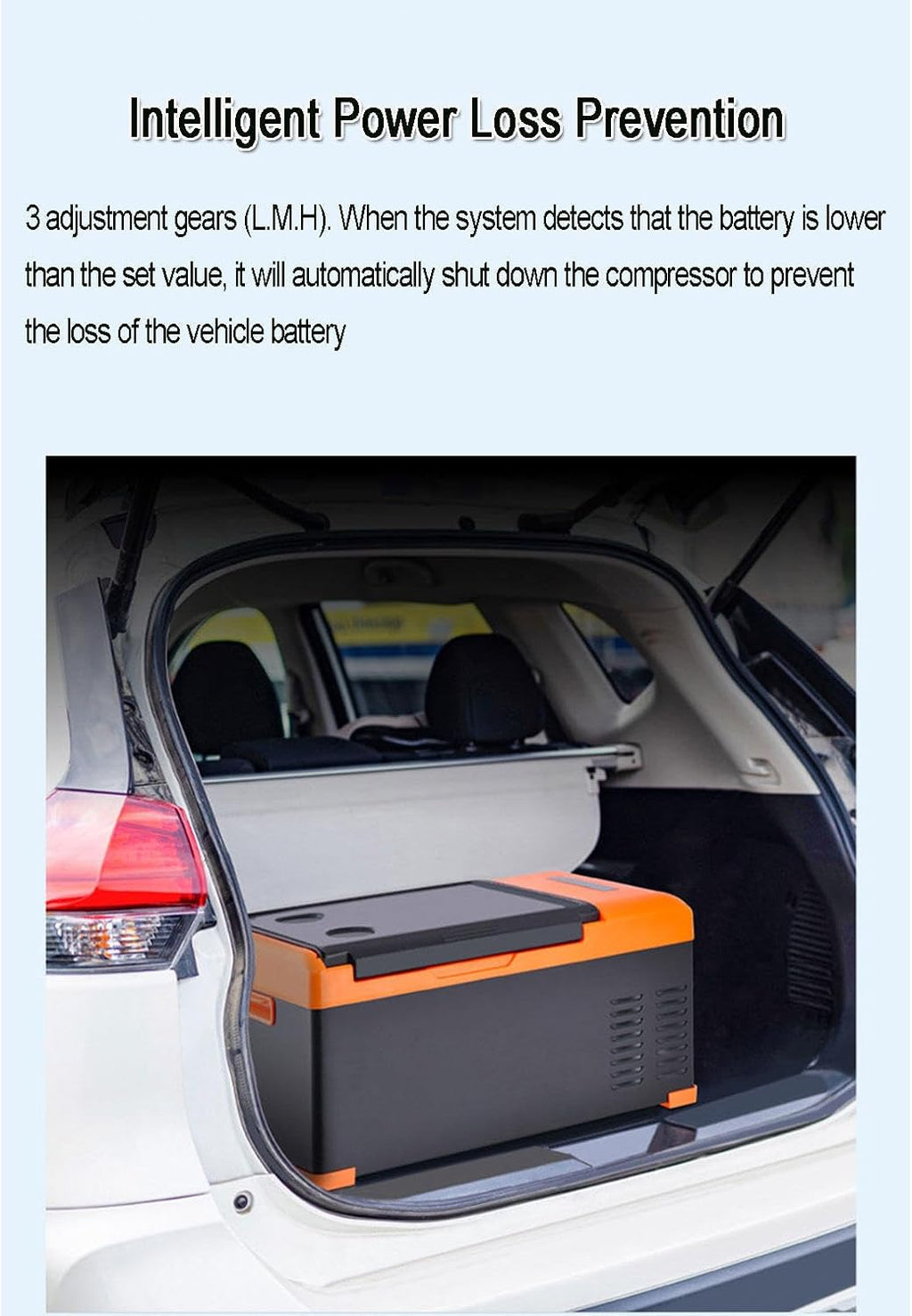 12/24V Car Refrigerator, 20L Car Fridge Portable Freezer Electric Compressor Cooler for Outdoor RV Camping Travel Vehicles Home Use