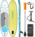 Lixada Inflatable Paddle Board Kit Inflatable Stand Up Paddle Board 12'6'x 32' x 6' with Backpack Non-Slip Deck Paddleboarding Complete Kit for Youth Adults