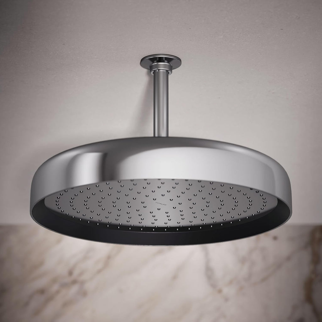 Kohler 26292-CP Statement® Round 14' single-function rainhead, 2.5 gpm, Polished Chrome