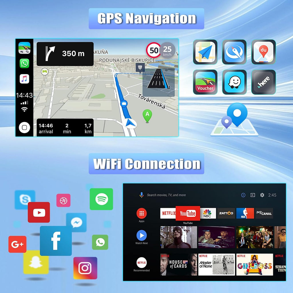 4+64G Radio for Honda Civic 2016 2017 2018 2019 2020 with Wireless Apple Carplay Android Auto, 9'' Touch Screen for Civic Stereo Bluetooth, FM, GPS Navi, WiFi, SWC, Mic, AHD Backup Camera