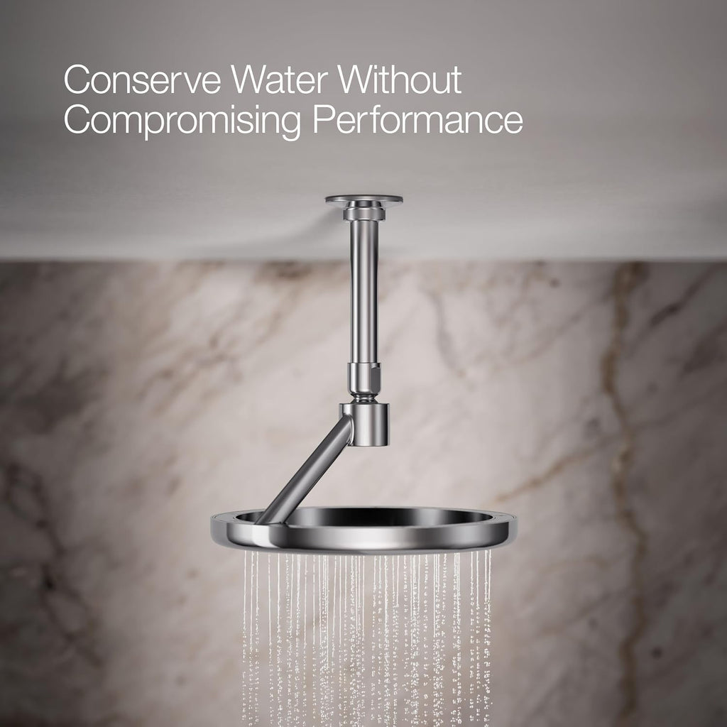 Kohler 26301-CP Statement® Open Rain iconic single-function rainhead,' 2.5 gpm, Polished Chrome