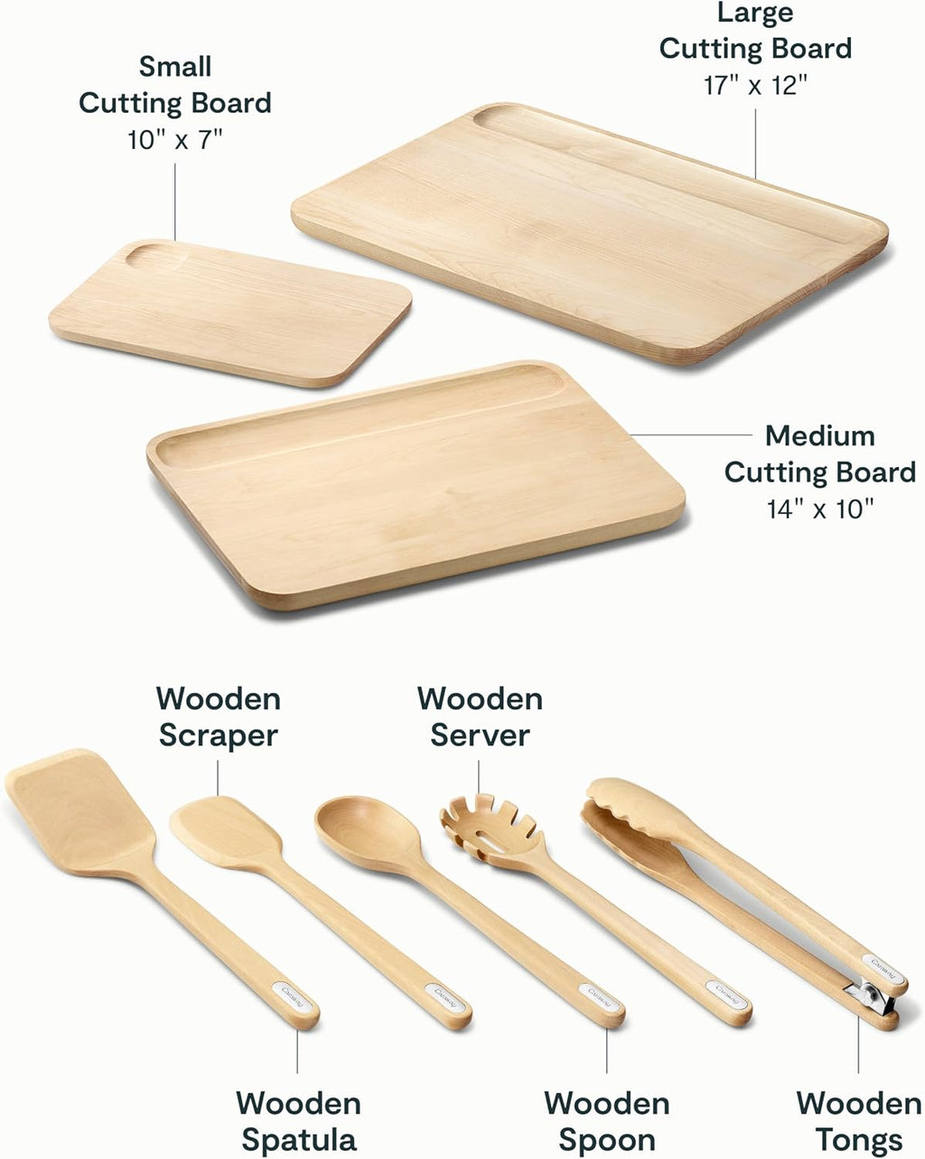 Cutting Board & Utensil Set