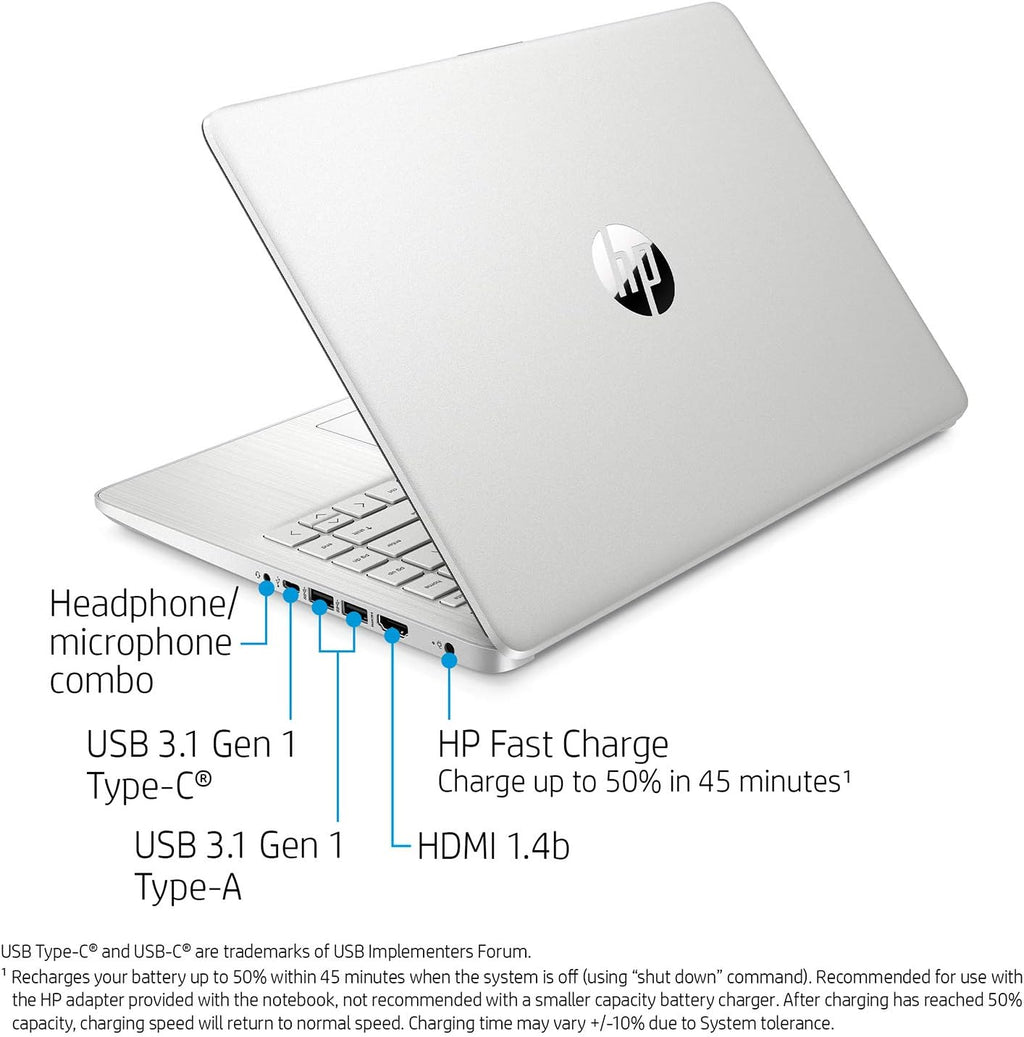 HP Pavalion Laptop, 14' HD Touchscreen, Intel Core i3-1115G4 Processor, Micro-Edge, Thin & Portable, Micro-Edge & Anti-Glare Screen, Long Battery Life, Windows 11 (16GB RAM | 1TB SSD)