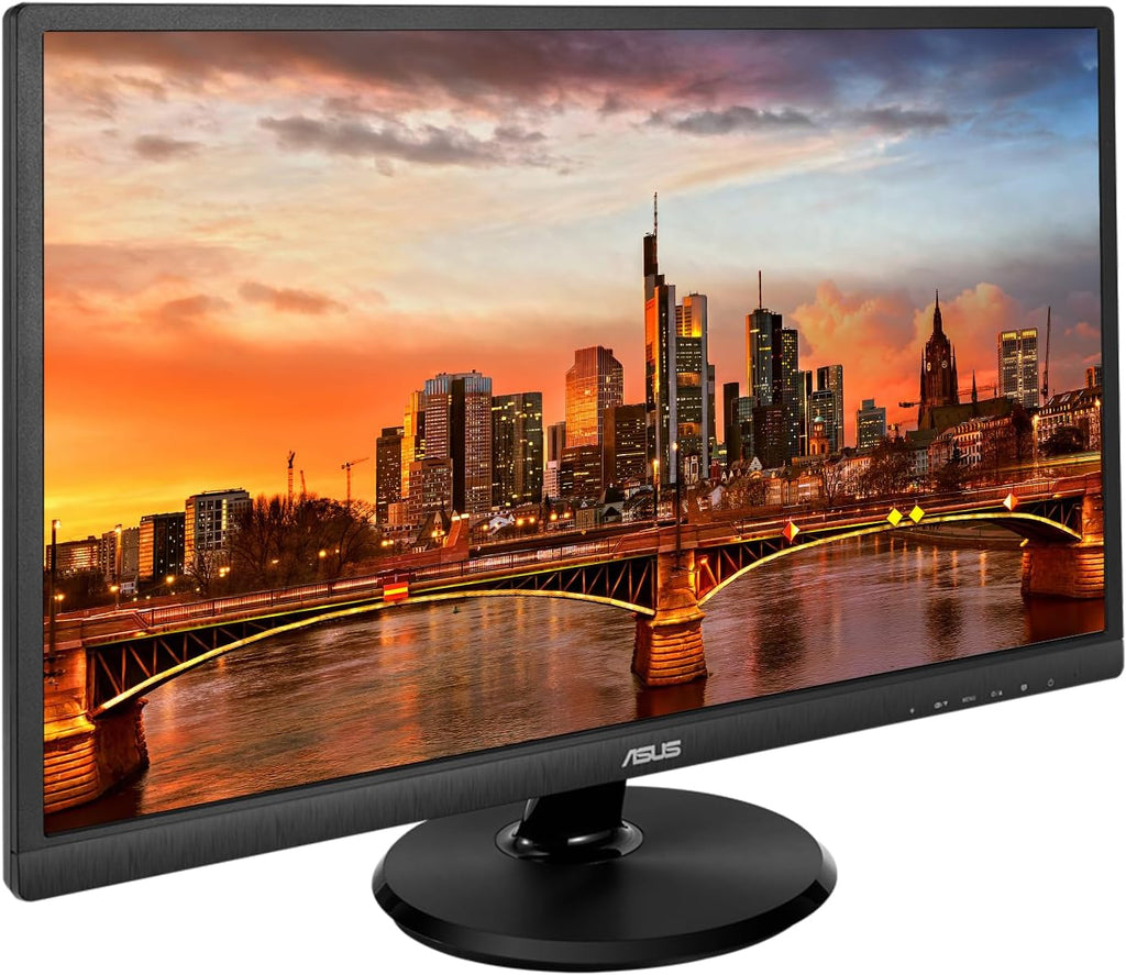 ASUS VA329HE 32-inch 1080P 75 Hz Full HD LED Backlit LCD Monitor, 2-Pack Bundle with VGA, HDMI, Eye Care, Ultra-Low Blue Light, Desk Mount Dual Monitor Stand