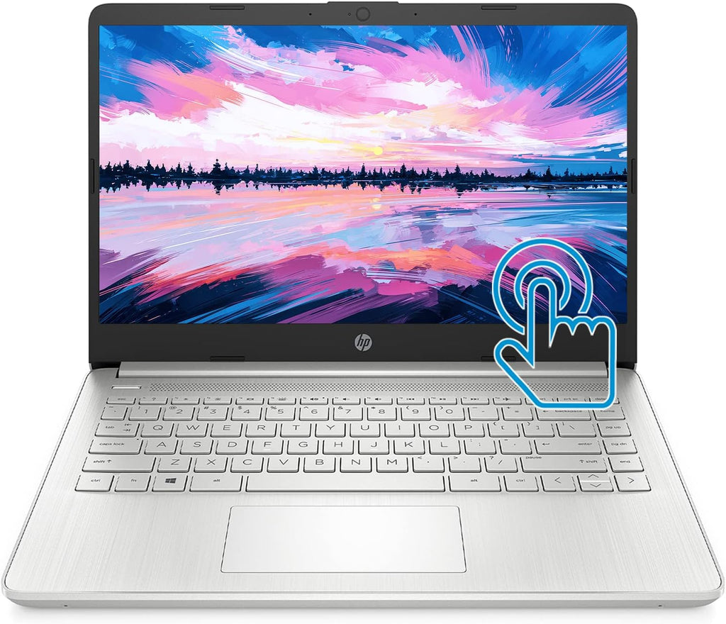 HP Pavalion Laptop, 14' HD Touchscreen, Intel Core i3-1115G4 Processor, Micro-Edge, Thin & Portable, Micro-Edge & Anti-Glare Screen, Long Battery Life, Windows 11 (16GB RAM | 1TB SSD)
