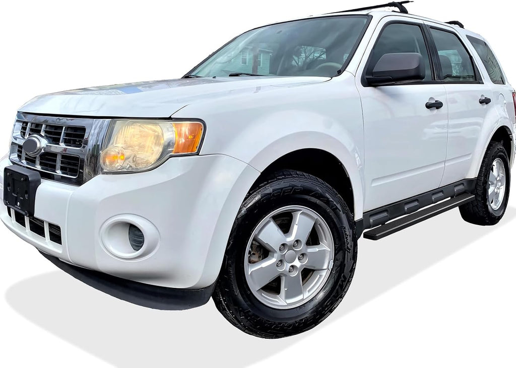Tuxtreme Running Boards 5 inches Matte Black Compatible with Ford Escape 2008-2012 & Mazda Tribute 08-11 & Mercury Mariner 08-10 Stainless Steel (Nerf Bars Side Steps Side Bars)