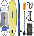 Lixada Inflatable Paddle Board Kit Inflatable Stand Up Paddle Board 12'6'x 32' x 6' with Backpack Non-Slip Deck Paddleboarding Complete Kit for Youth Adults