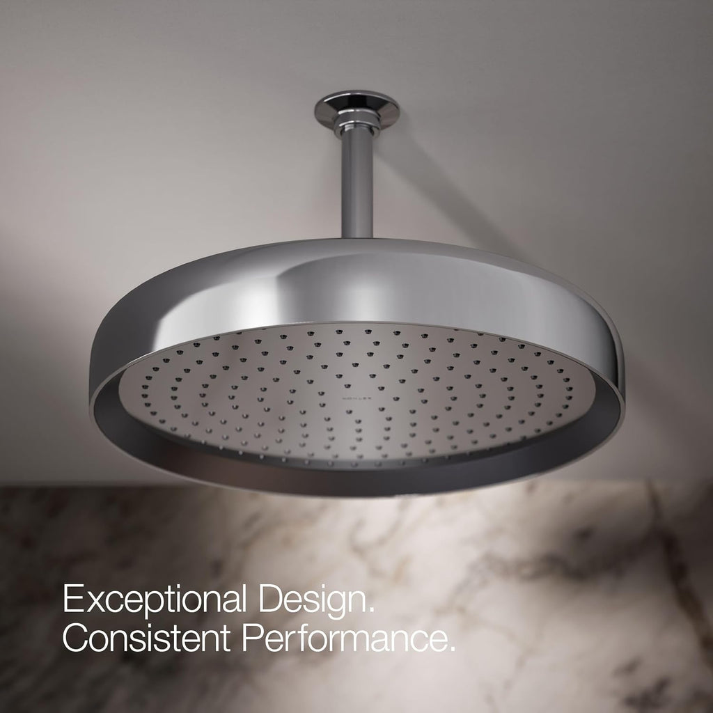 Kohler 26292-CP Statement® Round 14' single-function rainhead, 2.5 gpm, Polished Chrome