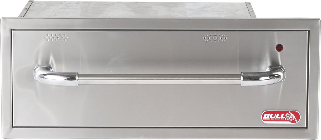 Bull Outdoor Products 85747 Warming Drawer, 28.75' x 10' x 20.25', Stainless Steel