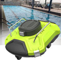 Automatic Pool Vacuum Cleaner, Waterproof Robot Pool Vacuum,Pool Cleaning Machine,Pool Automatic Vacuum Cleaner, with Strong Suction,Automatically Dock