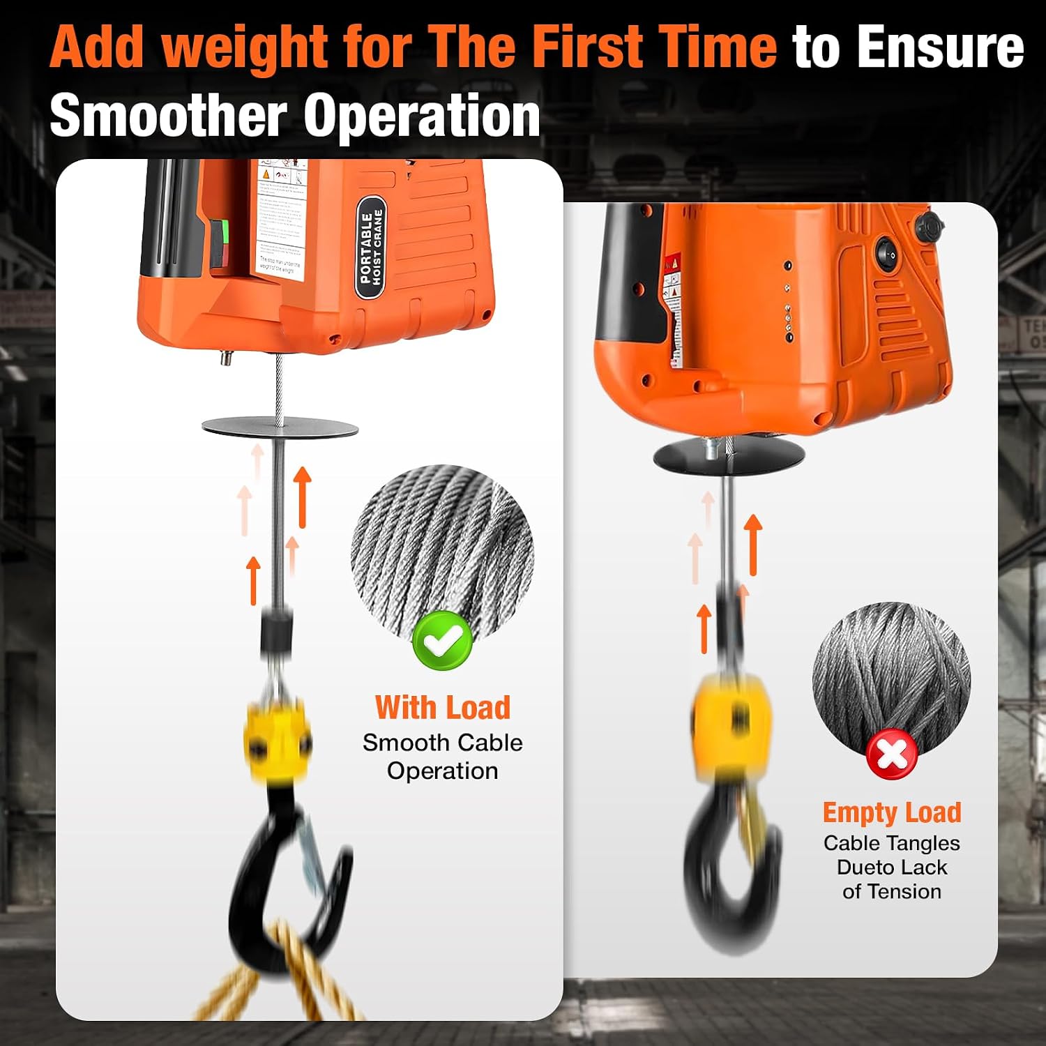 3 in 1 Electric Hoist Winch,2200 lbs Manual/Wired/Wireless Remote Control,110/120V Portable Pure Copp Electric Winch Crane, 25ft Lifting Garage Lifter for Garage, Factory, Warehouse, Balcony