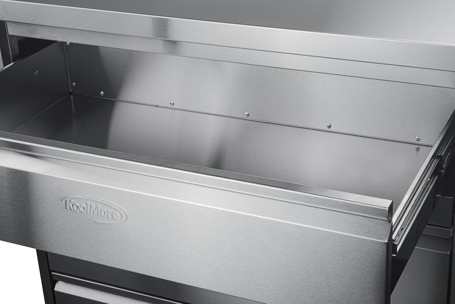 KoolMore 32 in. Stainless-Steel Outdoor Kitchen Cabinet with Three Drawers (KM-OKS-CAB3)