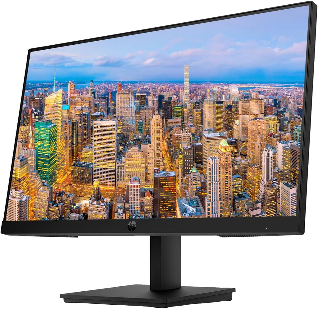 HP Series 3 Pro 24-inch 324pf Full HD (1920 x 1080) LCD IPS Monitor, 2-Pack, VGA, DisplayPort Bundled with Desk Mount Dual Monitor Stand