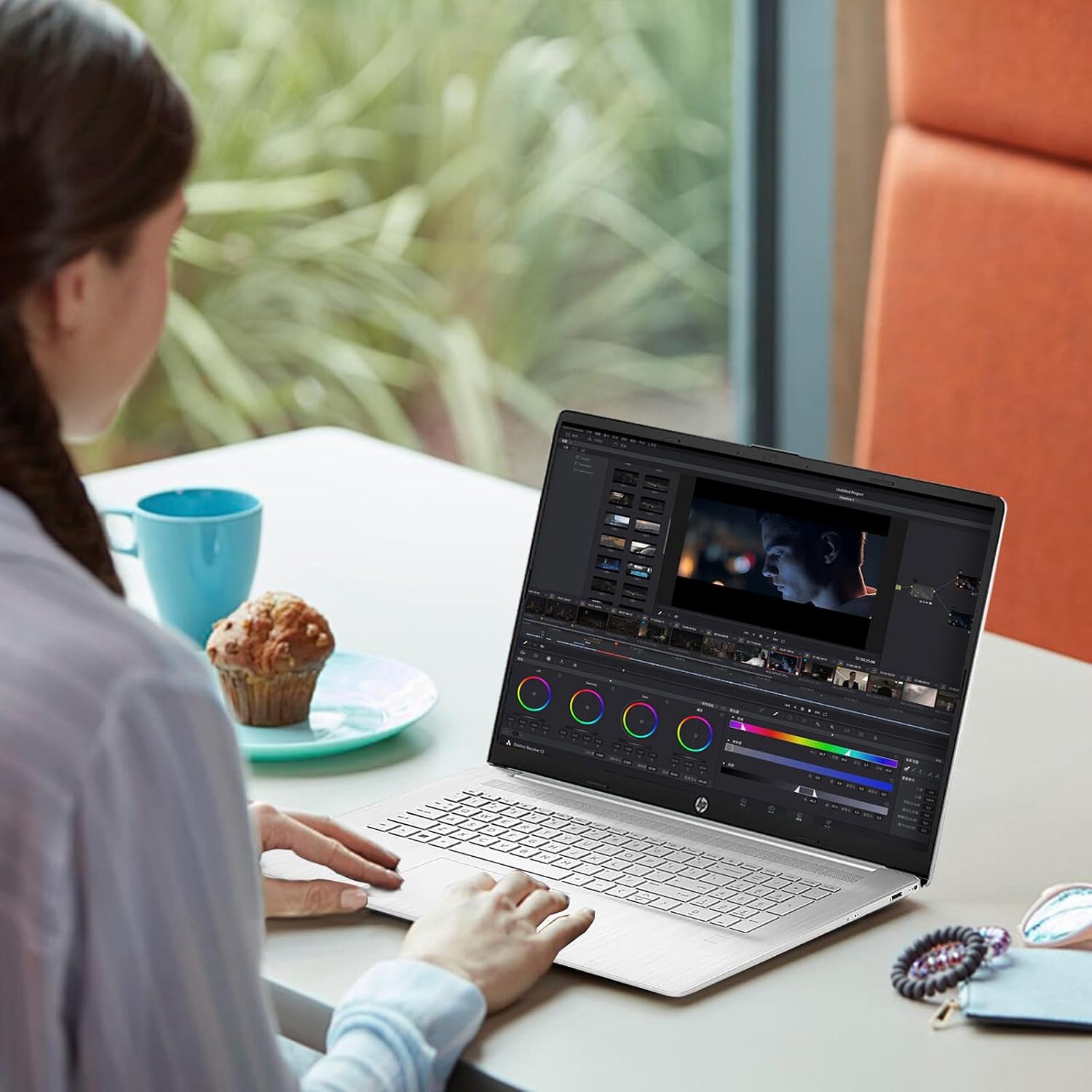 HP 17 Inch Laptop Touchscreen Computer, 17.3' HD+ Touch Screen Business Laptop PC, Intel Core i7, 32GB RAM, 1TB SSD, Windows 11 Pro, Backlit Keyboard, Number Pad, Fingerprint Reader