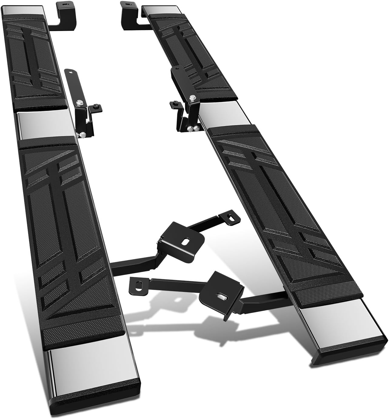 DNA Motoring 6.5 Inches Flat Board Side Steps Running Boards Compatible with Toyota RAV4 2006-2018, STEPB-U-RAV406-T1