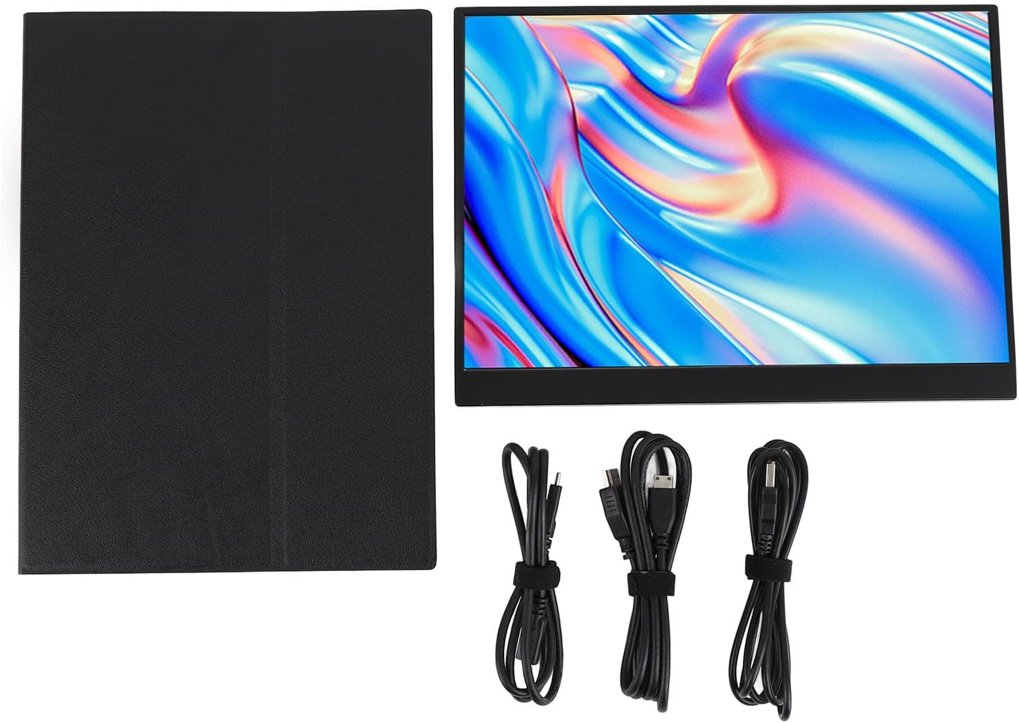 Laptop Screen Extender, 14in Laptop Monitor Extender with 2K Display, Support Double USB C, Touch Screen, Built - in Speakers for Office and Home