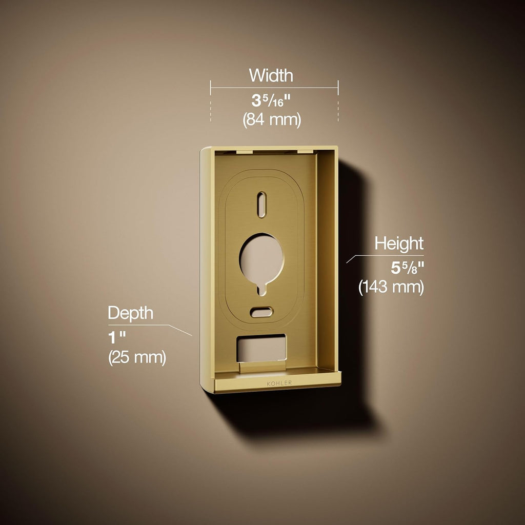 Kohler 99694-2MB DTV+™ Interface mounting Bracket, Vibrant Brushed Moderne Brass