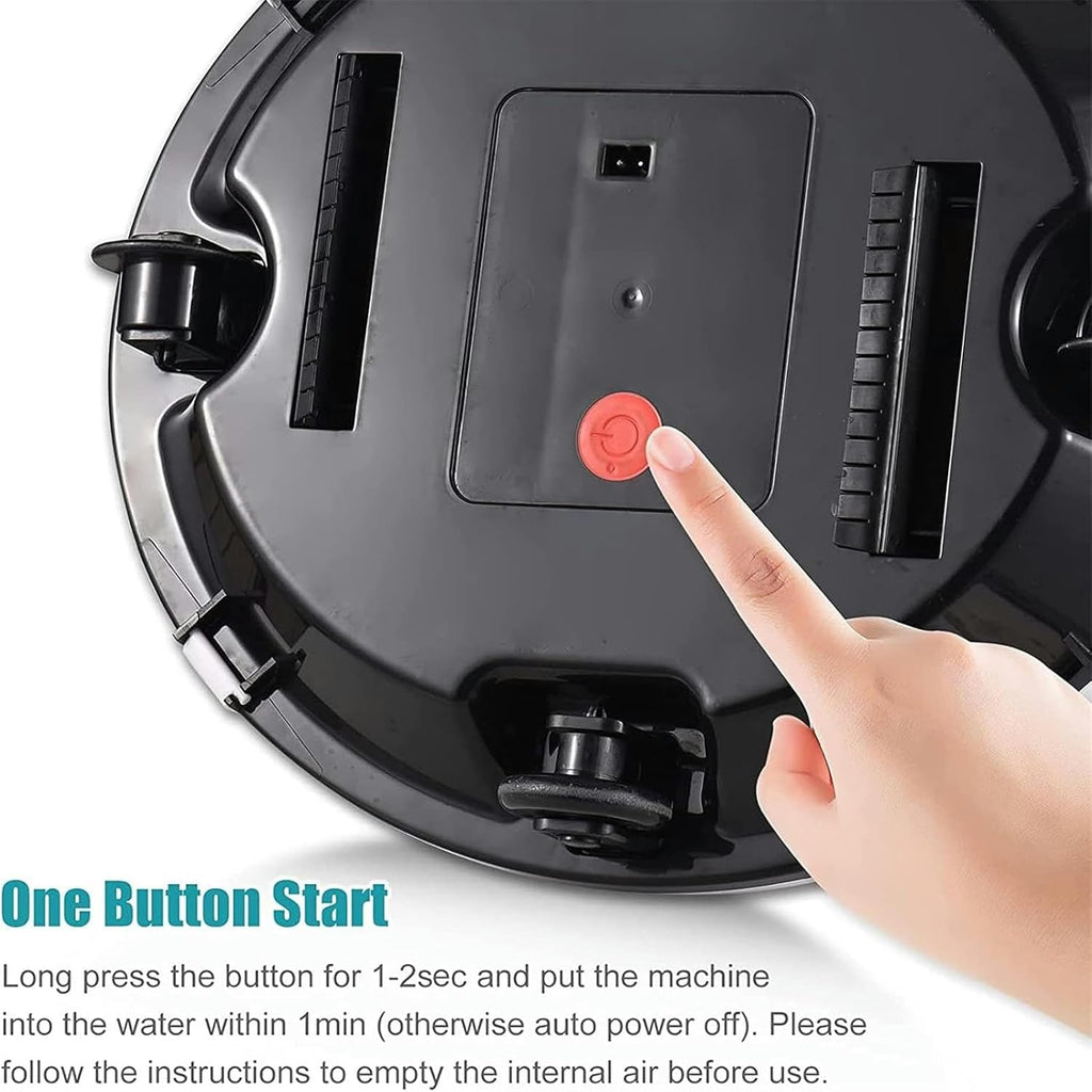 Swimming Pool Cleaner Robot, Cordless Pool Cleaner, Pool Vacuum Cleaner for Above Ground Pool & Inground Swimming Pool, 120 Mins Runtime