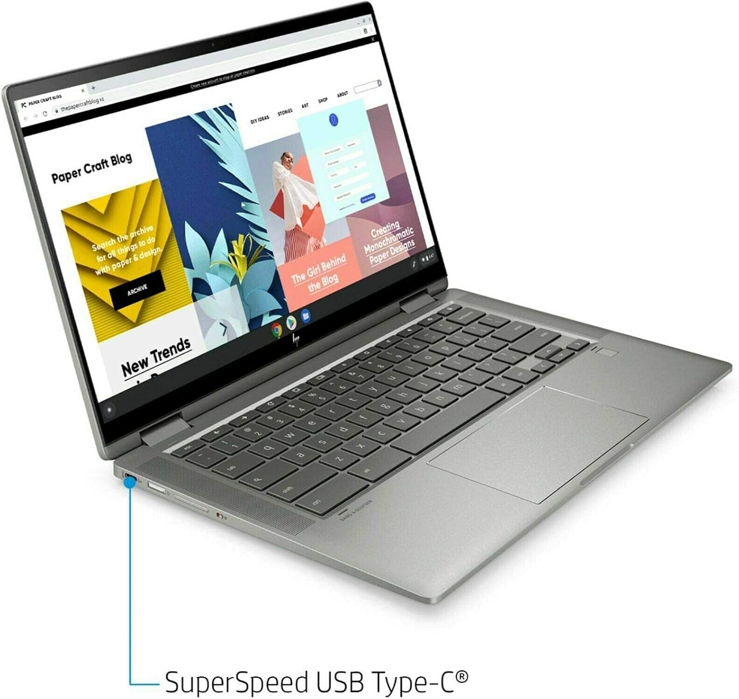 HP X360 2in1 Chromebook 14' FHD Touchscreen Laptop, Intel Core i3-10110U (Beat i5-7200U), 8GB RAM, 64GB eMMC, Backlit-KB, Fingerprint Reader, WiFi 6, Chrome OS, Ghost Manta Accessories