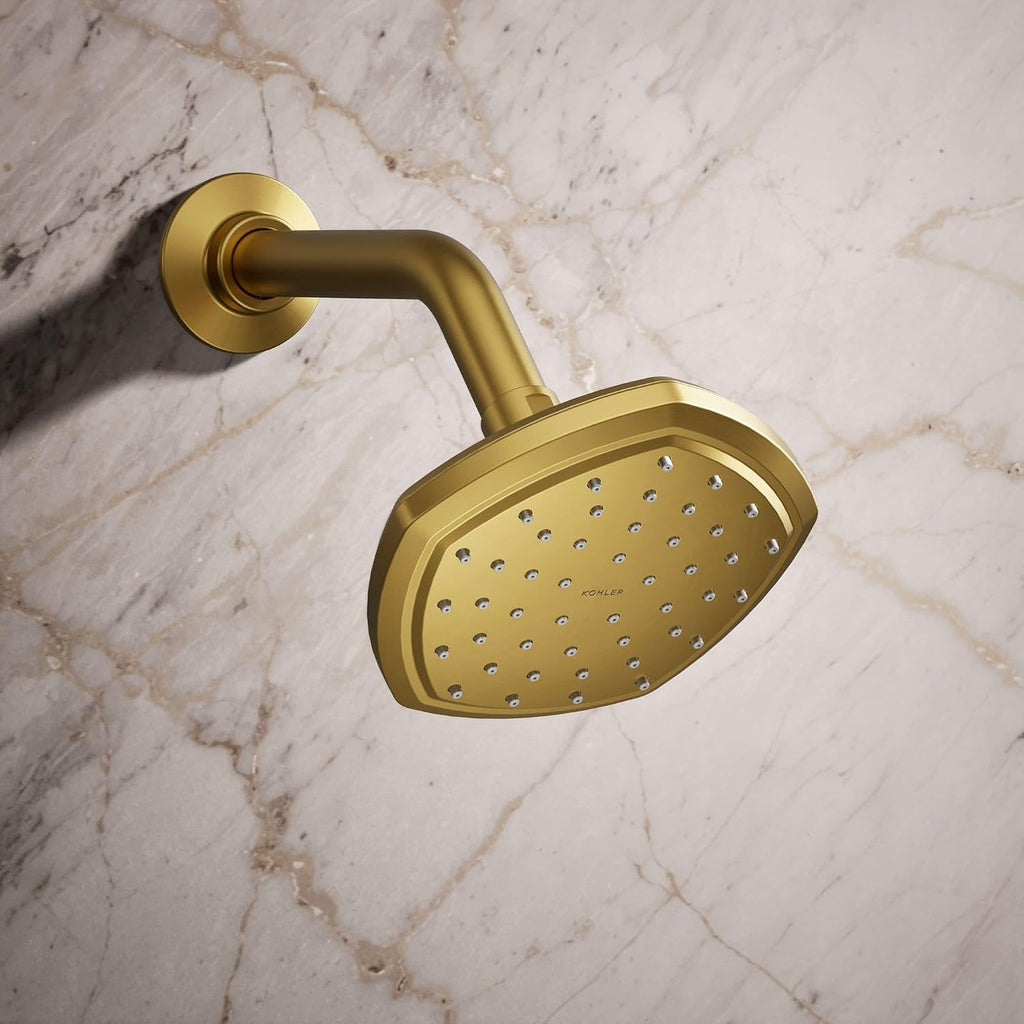 Kohler 27050-G-2MB Occasion® Single-function showerhead, 1.75 gpm, Vibrant Brushed Moderne Brass
