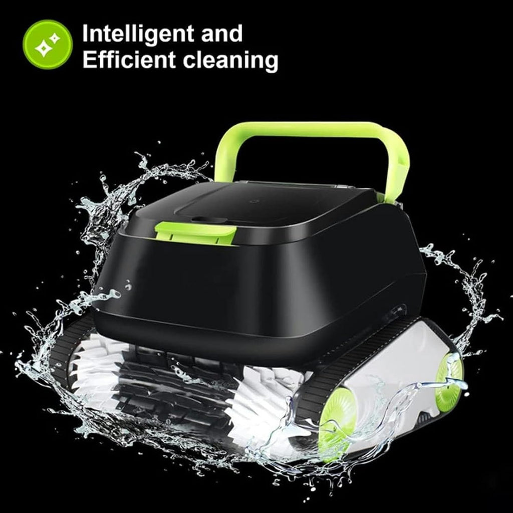 Swimming Pool Sewage Suction Robot, Cordless Robotic Pool Cleaner, with 180Mins Running Time - Ideal for above-Ground Pools