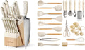 CAROTE 36Pcs Knife Utensil Set
