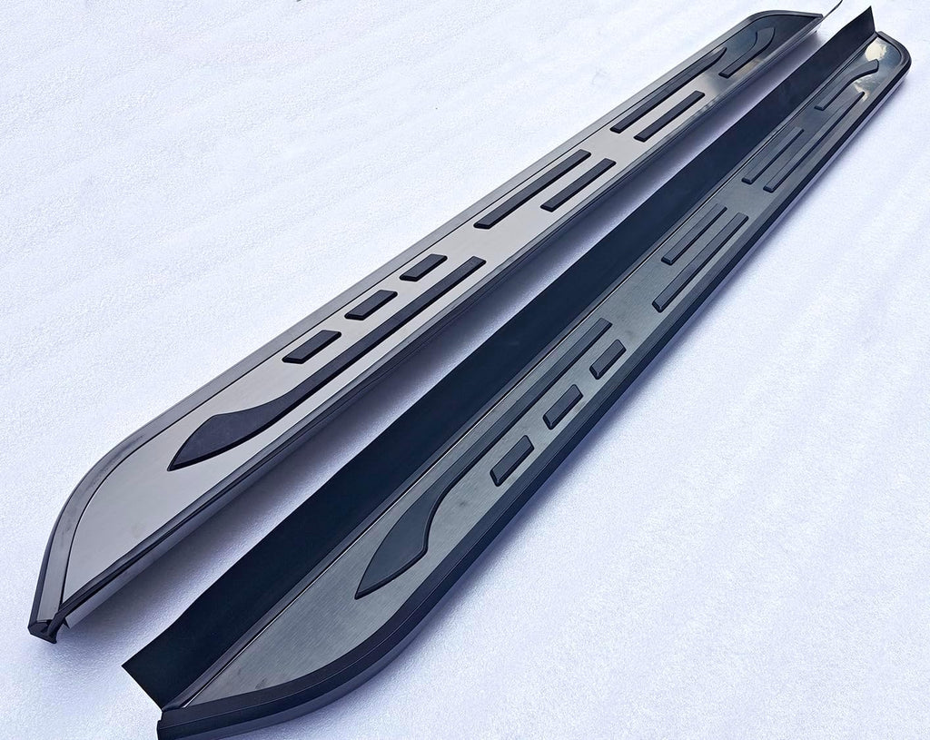 2PCS Side Step Accessories Fit for Chevy Equinox 2025 2026 Running Board Padel Step Bar Padel Aluminum Black (with Bracket) XMH