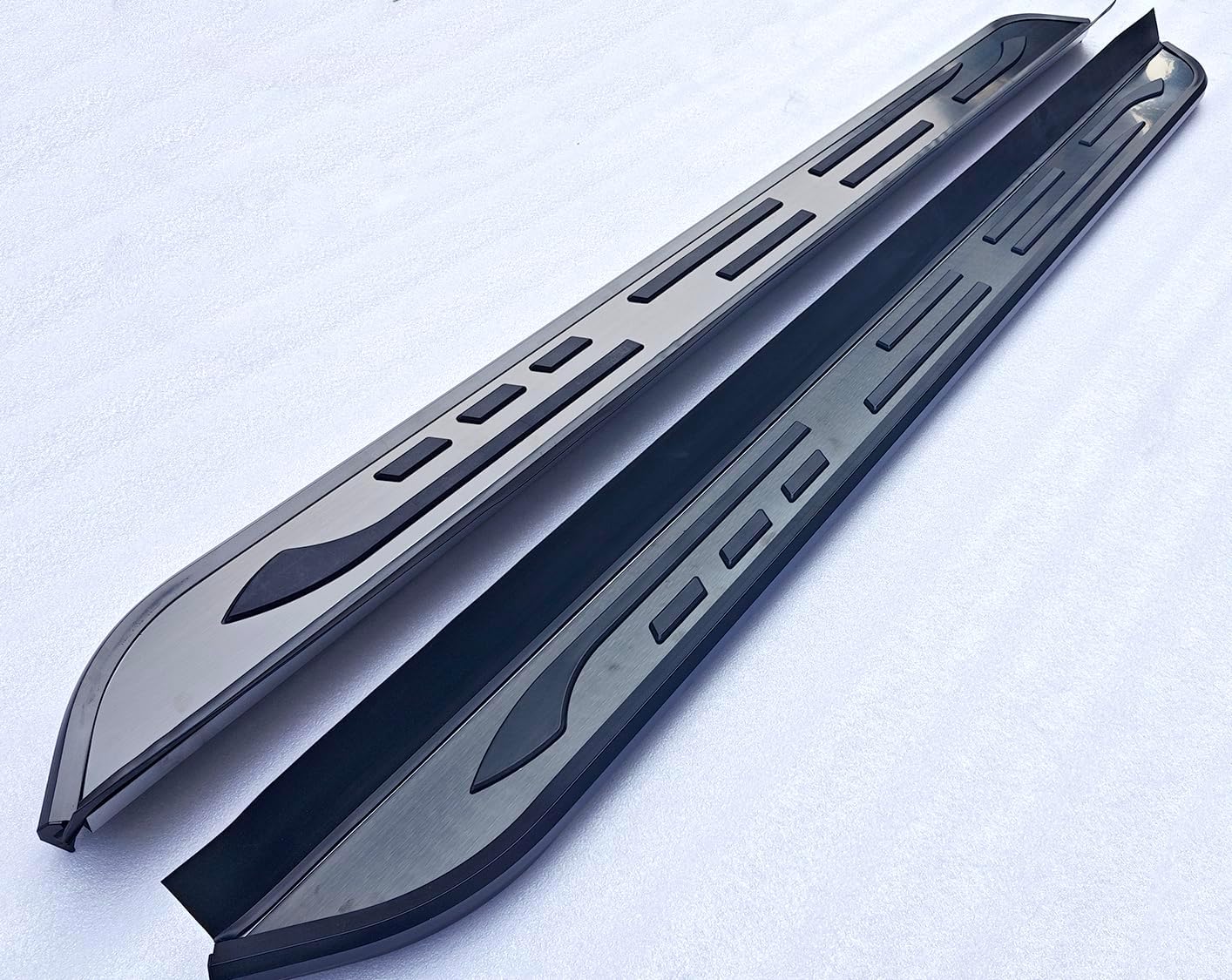 2PCS Side Step Accessories Fit for Chevy Equinox 2025 2026 Running Board Padel Step Bar Padel Aluminum Black (with Bracket) XMH