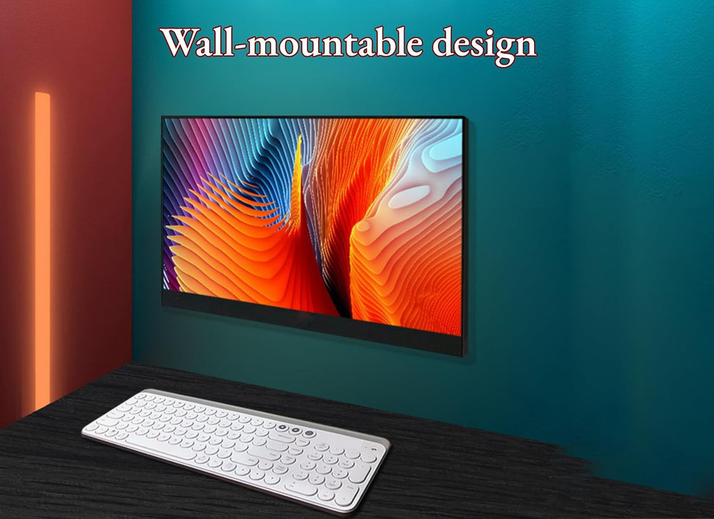 Bewinner 16in Portable Touchscreen Monitor, 1920x1200 60Hz HD Laptop Monitor, Gaming Monitor Travel Monitor with Dual USB C for Switch, for for PC Tablet