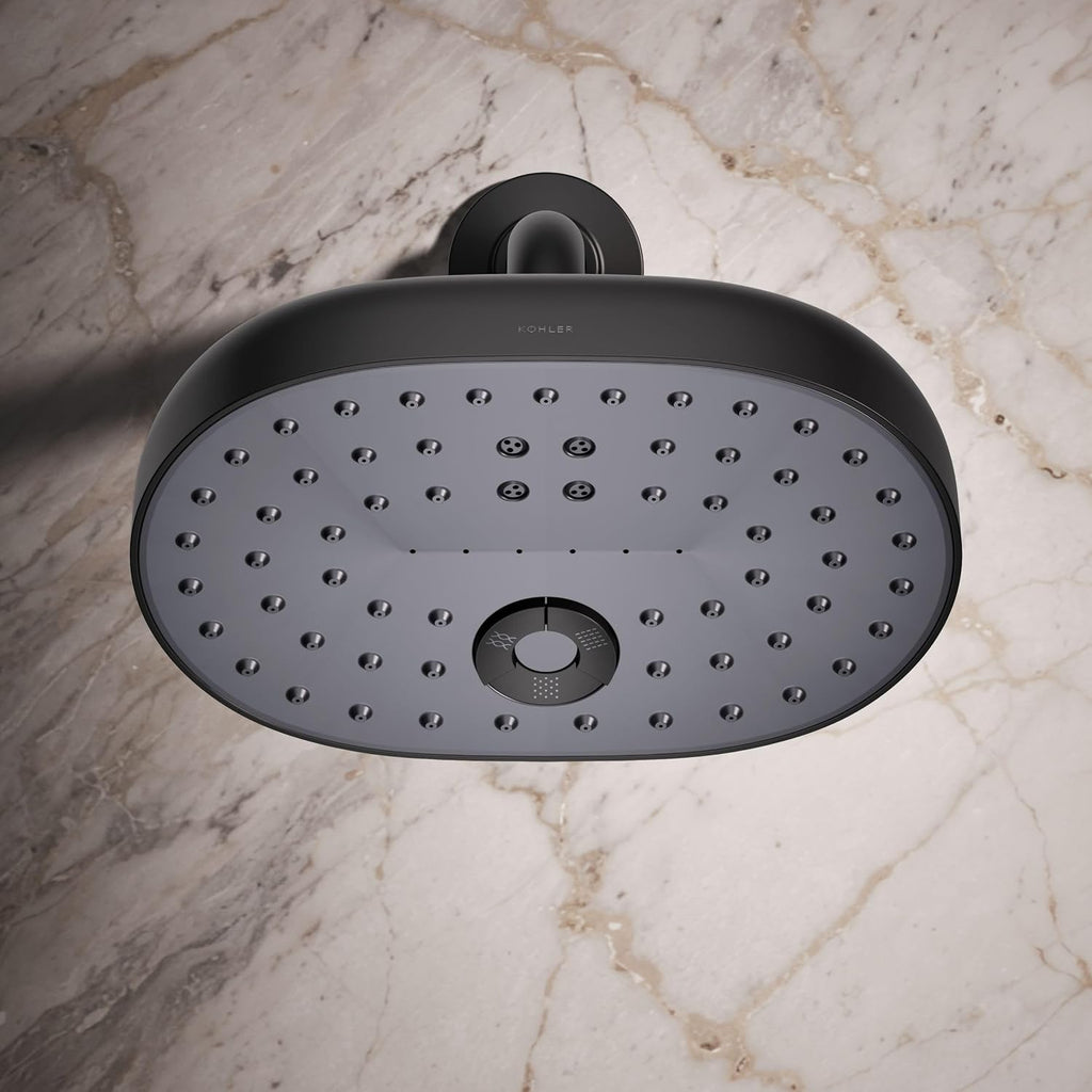 Kohler 26290-G-BL Statement® Three-function showerhead, 1.75 gpm, Matte Black