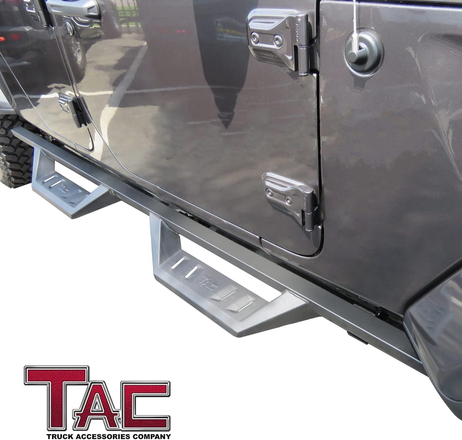 TAC Sidewinder Running Boards Fit 2020-2026 Jeep Gladiator JT 4' Drop Side Step Nerf Bar Rocker Slider Pickup Truck Exterior Accessories 2pcs