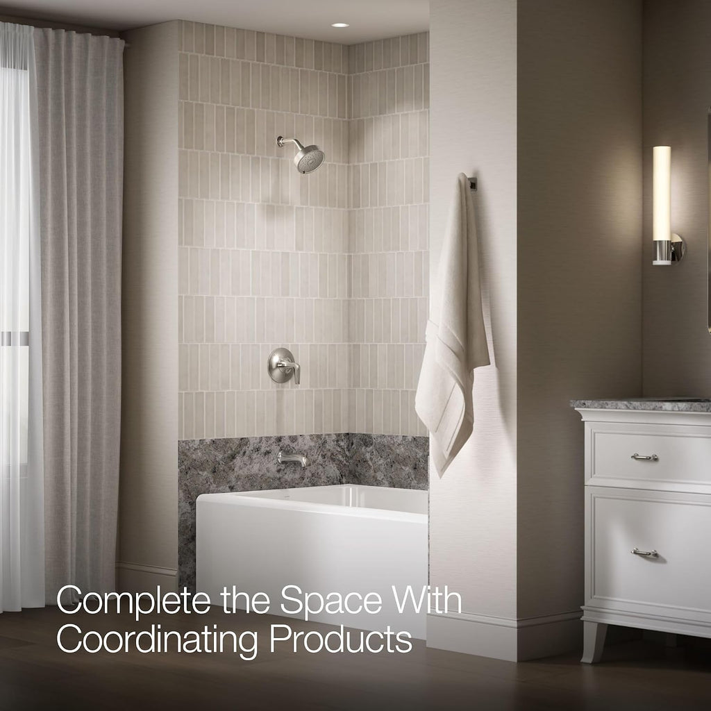 Kohler K-TLS22027-4-SN Tempered Shower Trim Set, Vibrant Polished Nickel