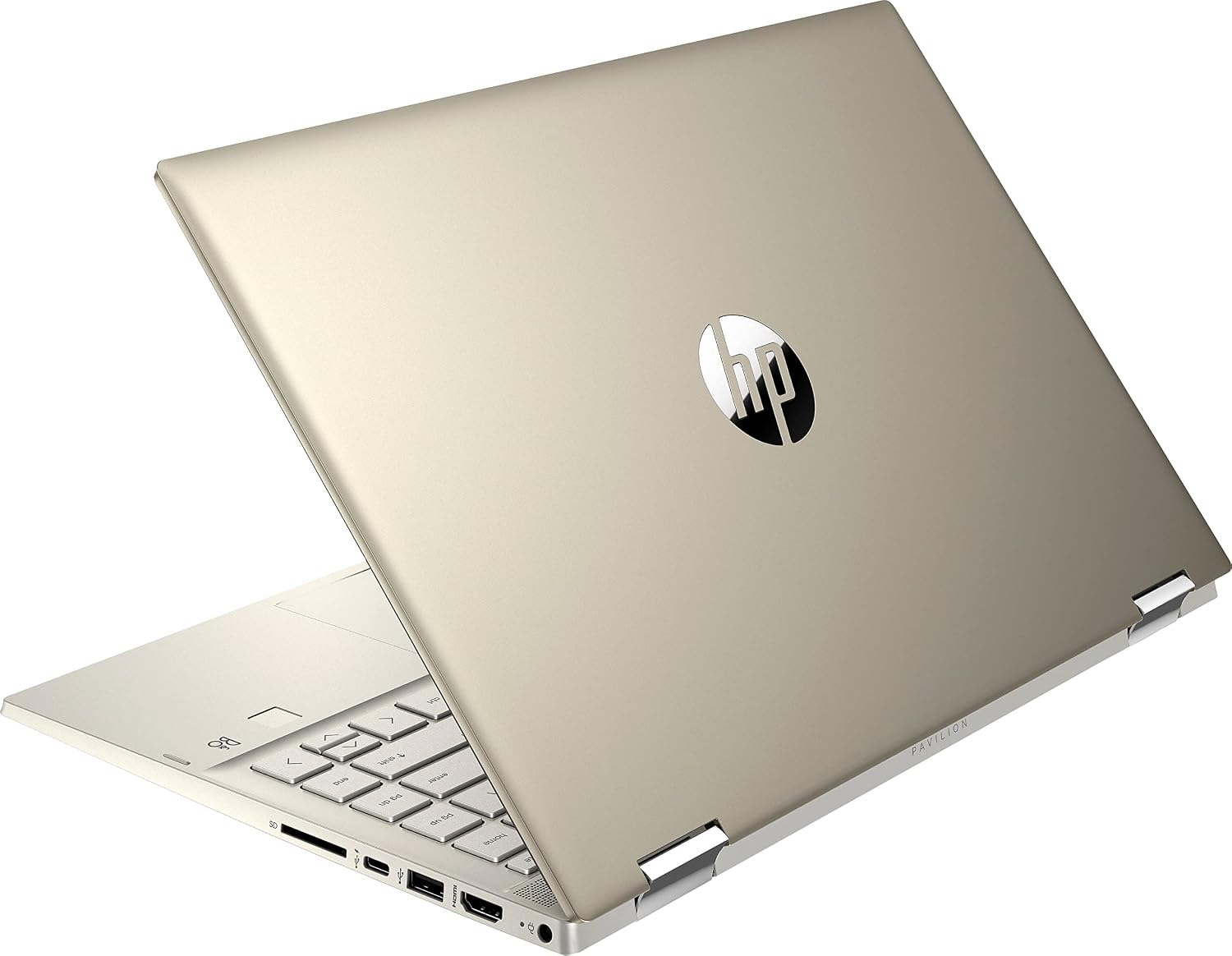 HP 2023 Pavilion x360 2-in-1 Convertible Laptop, 14' FHD Touchscreen, Intel i5-1135G7 (Upto 4.2GHz), Iris Xe Graphics, 8GB RAM, 256GB SSD, Fingerprint, Long Battery Life, Win 11+MarxsolCables