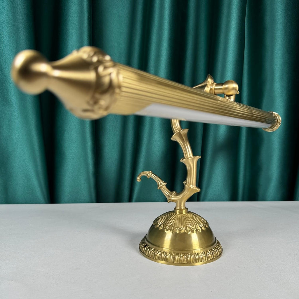 Antique Brass Bathroom Vanity Light Traditional Vanity Lighting LED Bathroom Wall Light Long Strip Vintage Sconce Light Bookshelf Library Lights in Gold - 22' Third Gear Dimming