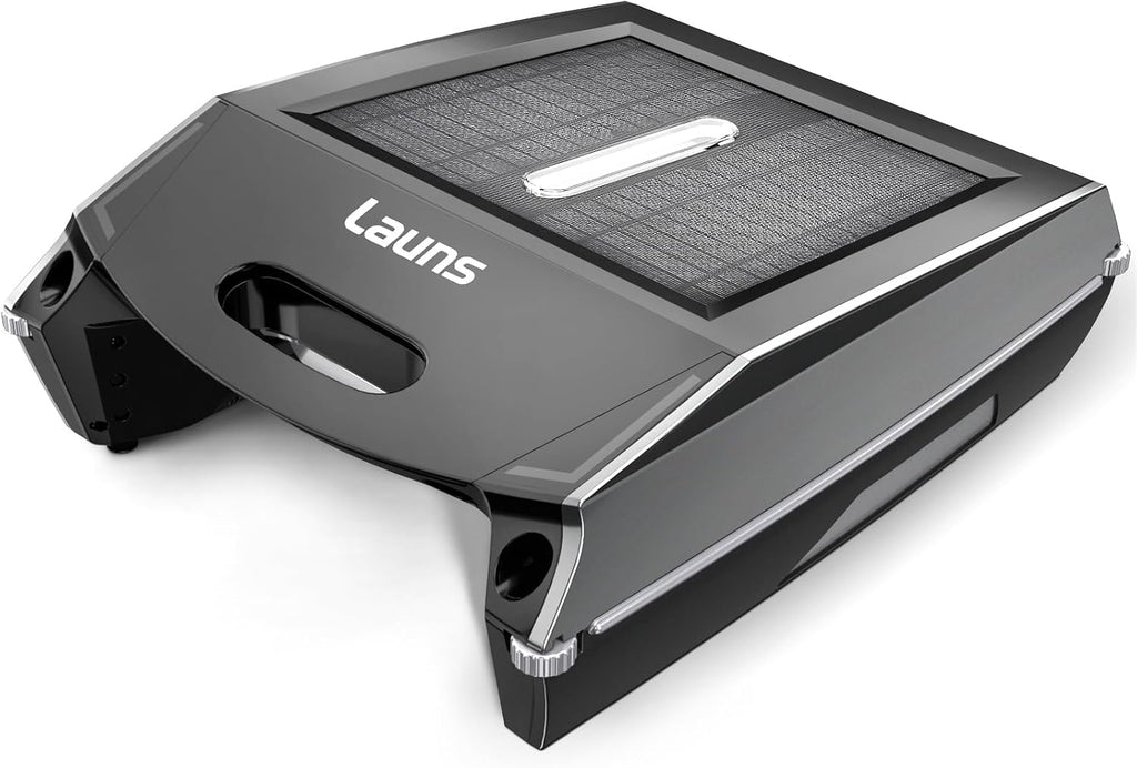 F1 Solar Powered Robotic Pool Skimmer, Automatic Pool Cleaner with 6L Large Capacity Basket & Fast Charging, for In-Ground & Above-Ground Pools