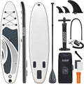 SUDOO Inflatable Stand Up Paddle Board 10'/ 10'6' SUP with 450LB Weight Capacity Adjustable Paddle Wide Stable Non Slip EVA Deck Complete Accessories for Adults Beginners Youth Outdoor Water Sports