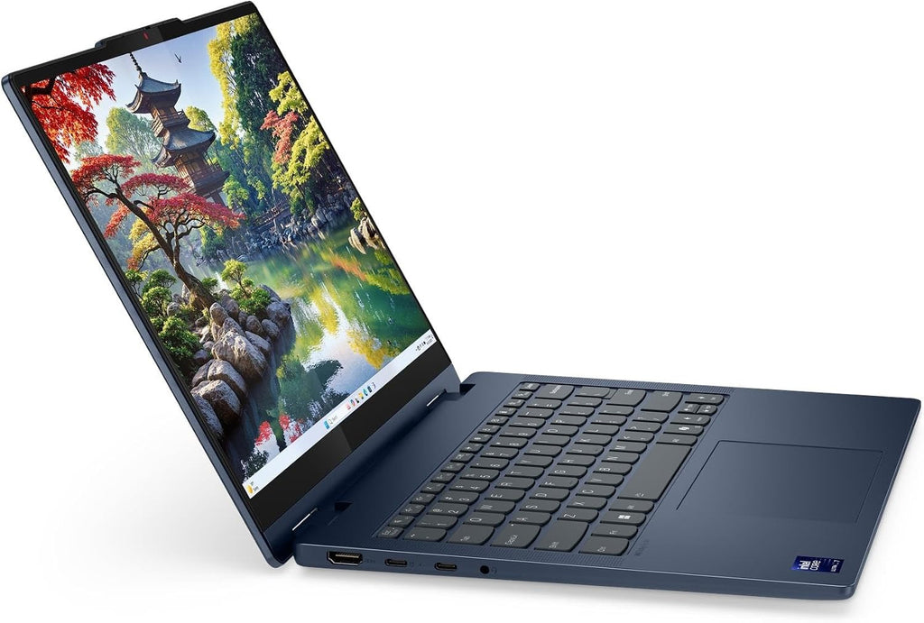 2025 Lenovo IdeaPad 5 2-in-1 16IAL10 Personal Laptop - 16' 1920x1200 Touchscreen - 12-Core Intel Ultra 7 255U - 16GB DDR5 SDRAM 1TB SSD - Intel Graphics - Wi-Fi 6 - Numeric Keypad - W11H - Cosmic Blue