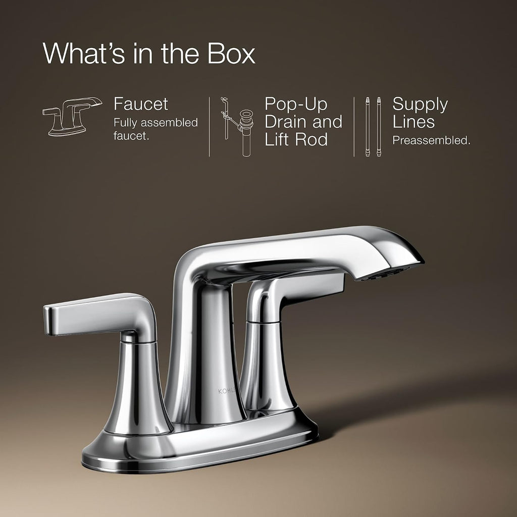Kohler K-22021-4-BL - Bathroom Sink Faucets Faucet