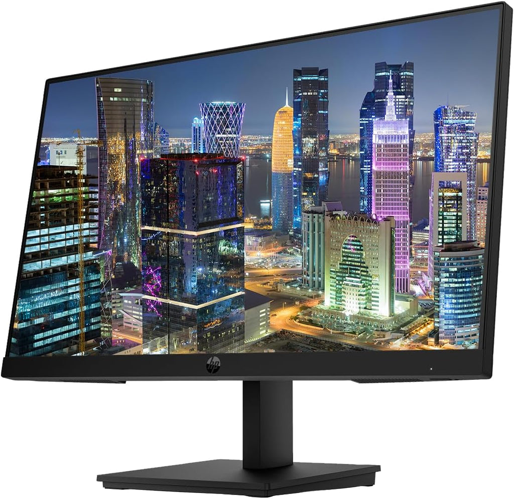 HP Series 3 Pro 27-inch 327pf Full HD (1920 x 1080) LCD IPS Monitor, 2-Pack, VGA, DisplayPort Bundled with Desk Mount Dual Monitor Stand